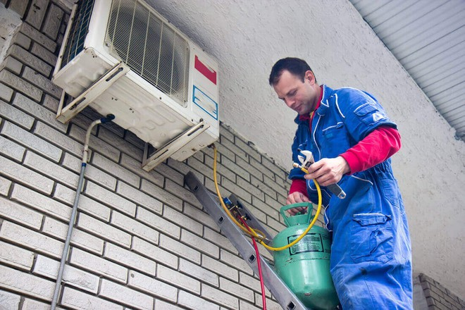 Dịch vụ bơm gas máy lạnh của Kỹ Việt