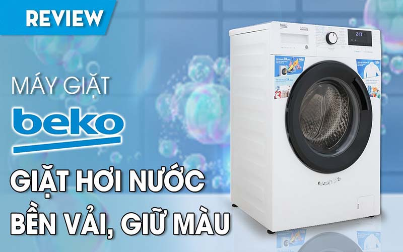 Chế độ giặt hơi nước máy giặt Beko