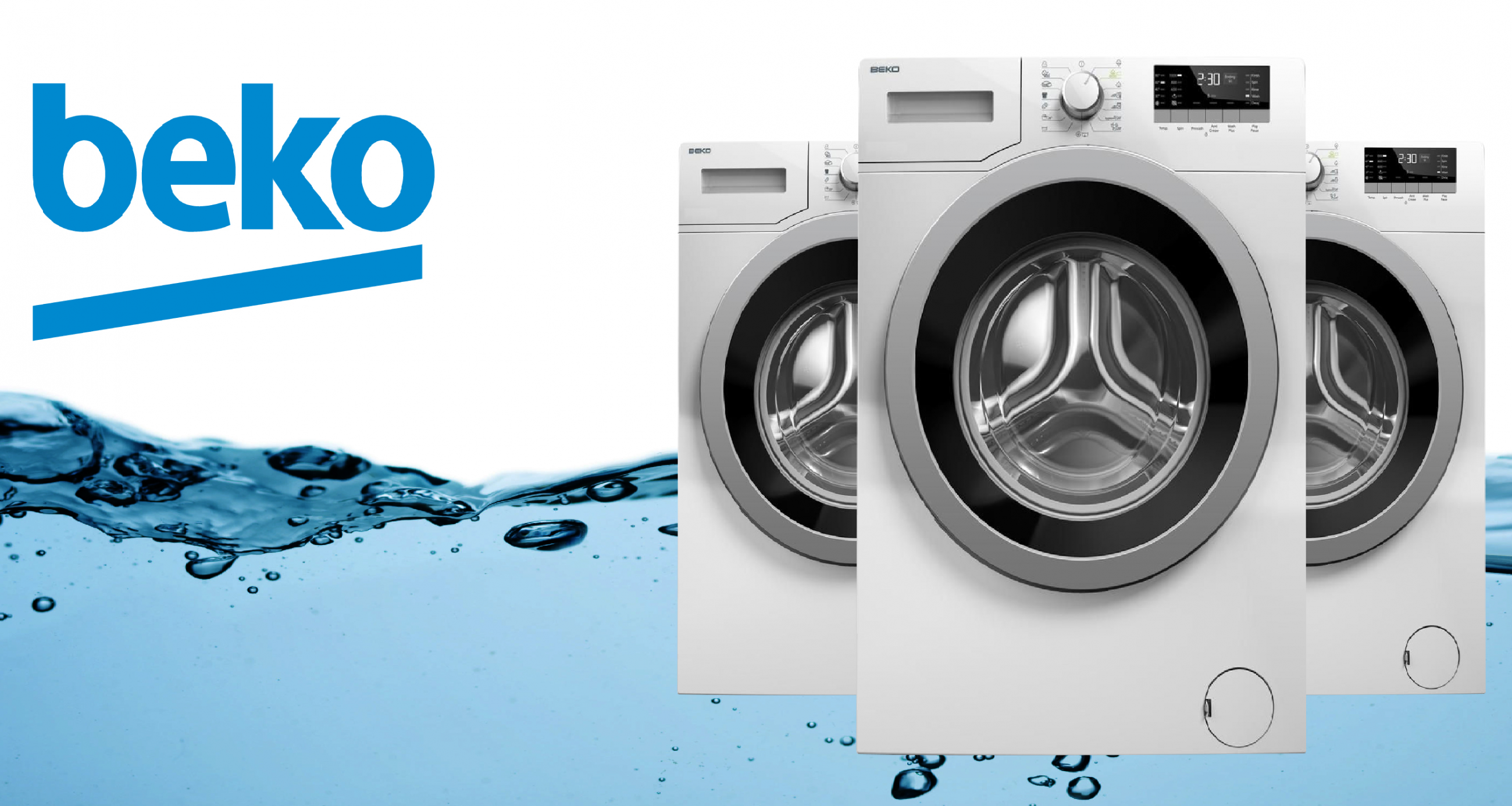 Làm thế nào để thiết lập chương trình giũ/xả tự động trên máy giặt Beko?
